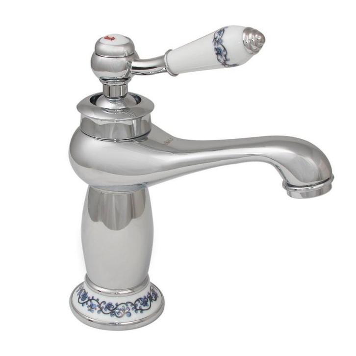 Retro wastafelkraan voor badkamer chroom, Doe-het-zelf en Bouw, Sanitair, Nieuw, Ophalen of Verzenden