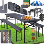 Biertafel / picknicktafel - tuintafel met banken - 170 x 46, Tuin en Terras, Verzenden, Nieuw