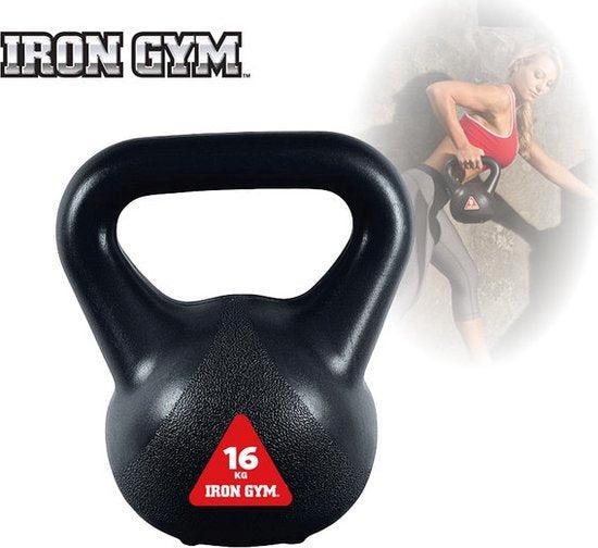 Tweedekans | Kettlebell Workout - 16kg - Iron Gym, Sport en Fitness, Fitnessmaterialen, Ophalen of Verzenden