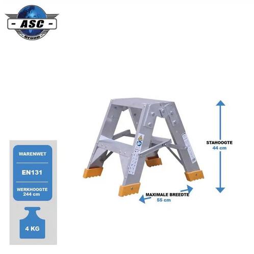 VGS Dubbele trap, Doe-het-zelf en Bouw, Ladders en Trappen, Trap, Nieuw, Verzenden