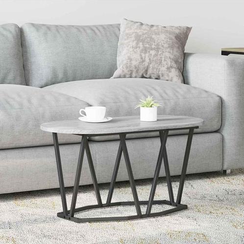 vidaXL Grijze Sonoma Koffietafel - 80x40x40.5 cm, Gemaakt, Huis en Inrichting, Tafels | Salontafels, Nieuw, Verzenden