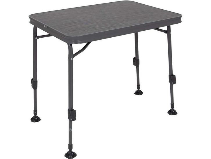 Bo-Camp Logan - Campingtafel - Verstelbare poten - 80x60 cm, Caravanes & Camping, Meubles de camping, Envoi