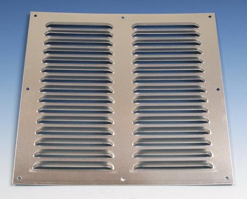 Aluminium schoepenrooster opbouw 400 x 400mm - ALU (1-4040A), Doe-het-zelf en Bouw, Ventilatie en Afzuiging, Nieuw, Verzenden