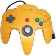 Nintendo 64 Controller Geel Origineel (N64 Accessoires), Games en Spelcomputers, Spelcomputers | Nintendo 64, Zo goed als nieuw