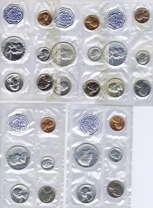 Verenigde Staten. Lot of 6 Proof Sets 1959-1964/ Including 1, Postzegels en Munten, Munten | Europa | Niet-Euromunten