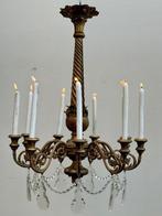 Kroonluchter - Kristal, Zinklegering, Antiek en Kunst