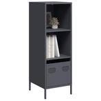 vidaXL Hoge kast 35x39x103,5 cm staal antracietkleurig, Huis en Inrichting, Verzenden, Nieuw
