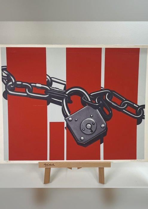 Peter Klasen (1935) - Les machines divorcées – Sérigraphie, Antiek en Kunst, Antiek | Overige Antiek