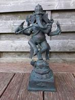 Ganesh dansant à 3 têtes - sculptuur - Indonesië  (Zonder