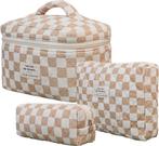 2dekans | SC Travel Essentials - 3-delige Make-up Tas Set -, Handtassen en Accessoires, Ophalen of Verzenden, Nieuw