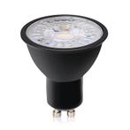 GU10 SPOT 3W Zwart Dimbaar 2700K - 240 Lumen, Verzenden, Nieuw