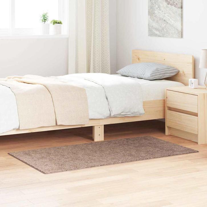 vidaXL Antislip Shaggy Tapijt Bruin 80 x 150 cm PP, Huis en Inrichting, Stoffering | Tapijten en Vloerkleden, Nieuw, Verzenden