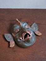 Japanse demonenmasker (oni) - Hout - Japan - Begin 20e eeuw