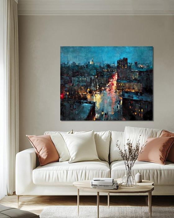 Wysocky John - Night City - XL, Antiek en Kunst, Kunst | Designobjecten