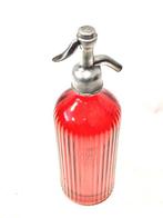 Fles - Oude modernistische rode sifon