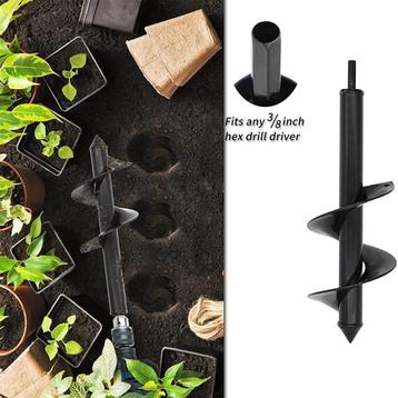 Plantenboor 10 cm dia 30 lang boort dia, excl boormachine beschikbaar voor biedingen