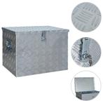 vidaXL Aluminium kist 610x430x455 mm zilverkleurig, Doe-het-zelf en Bouw, Gereedschapskisten, Verzenden, Nieuw