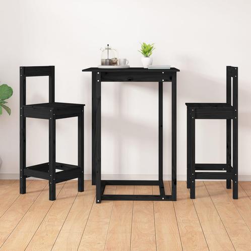 vidaXL Barstoelen 2 st 40x41,5x112 cm massief grenenhout, Huis en Inrichting, Stoelen, Nieuw, Verzenden