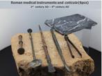 Oud-Romeins Brons Veel medische instrumenten en coticula