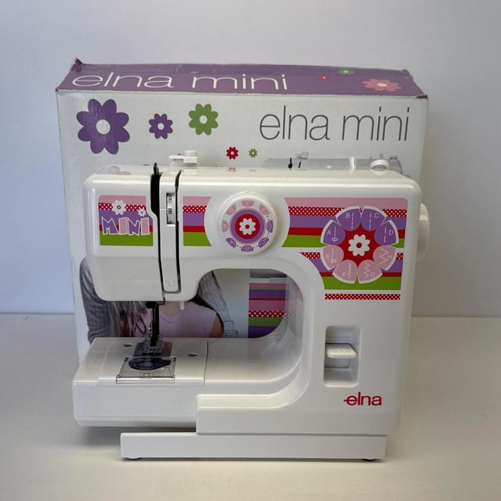 Elna Mini Beginners Naaimachine Incl. Doos | Nieuwstaat, Hobby en Vrije tijd, Naaimachines en Toebehoren, Nieuw, Ophalen of Verzenden