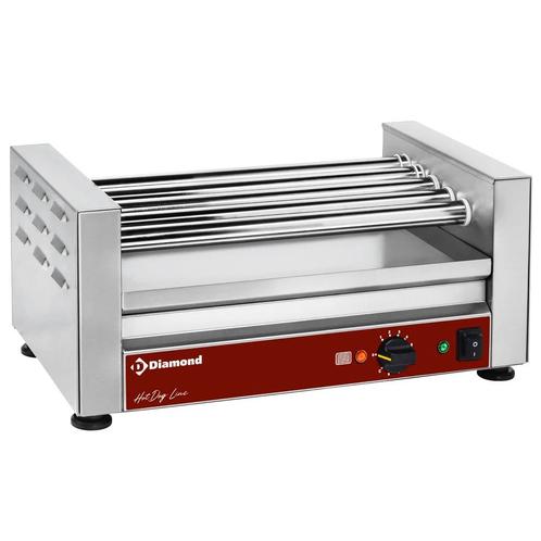 Worstengrill | HOTDOG LINE | 1 Zone (5 Rollen) | 0°C/300°C, Zakelijke goederen, Horeca | Keukenapparatuur, Nieuw in verpakking