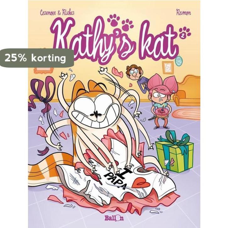 Kathys kat 02. deel 2 9789462102101 Elly van der Linden, Boeken, Stripverhalen, Gelezen, Verzenden