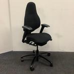 Tweedehands rH Mereo Ergo- bureaustoel zwarte stoffering, Huis en Inrichting, Ergonomisch, Gebruikt, Zwart, Bureaustoel