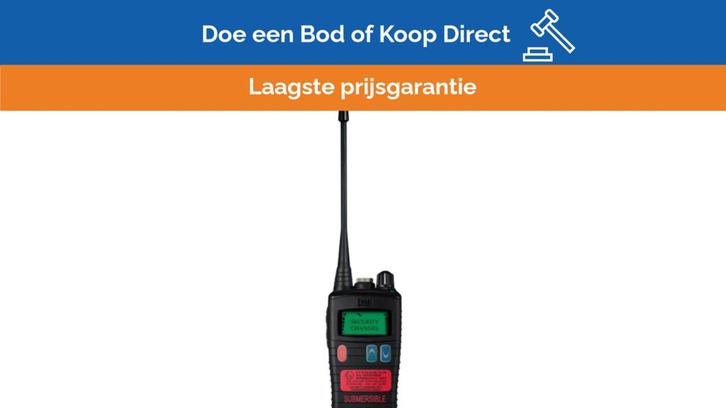 Bieden: Entel HT883 ATEX UHF Marine Two-Way, Watersport en Boten, Navigatiemiddelen en Scheepselektronica, Ophalen of Verzenden