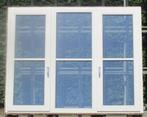afrormosia houten raam , chassis , venster 184 x 148, 150 tot 225 cm, Raamkozijn, Gebruikt, Ophalen of Verzenden