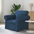 vidaXL bank / zetel Blauw 215 x 82 x 80 cm Stof, Huis en Inrichting, Zetels | Zetels, Verzenden, Nieuw