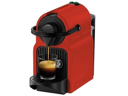 Krups Nespresso Inissia XN1005 - Koffiezetapparaat - Rood, Huis en Inrichting, Woonaccessoires | Overige, Zo goed als nieuw, Verzenden