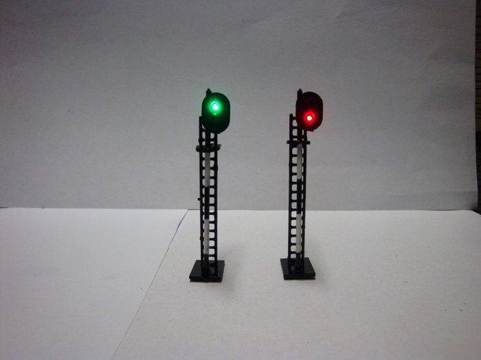 Seinen H0 - Signaux (10) - 10 feux principaux vert/rouge, à, Hobby en Vrije tijd, Modeltreinen | H0