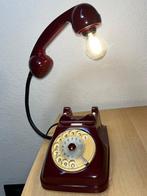 Lampe de table - pvc laiton métal - Téléphone des années 60
