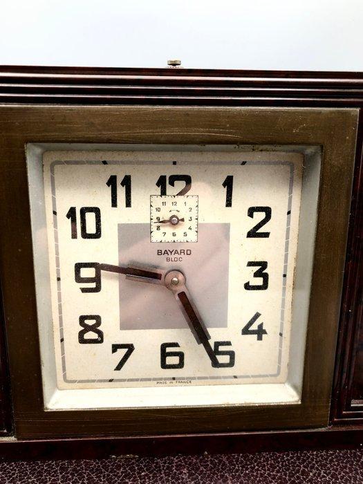 Wekker - Bayard - Art Deco Bakeliet, Messing - 1930-1940 -, Antiek en Kunst, Antiek | Klokken