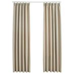 Verduisterende Gordijnen Beige 140x175 | Retour Deal | 40..., Huis en Inrichting, Stoffering | Gordijnen en Lamellen, 100 tot 150 cm