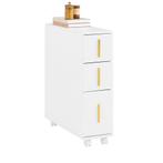 Tweedekans | SoBuy Toiletkast – Met Lades & Wielen – max. 19, Huis en Inrichting, Woonaccessoires | Spiegels, Ophalen of Verzenden