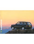 2000 RANGE ROVER BROCHURE ENGELS, Ophalen of Verzenden