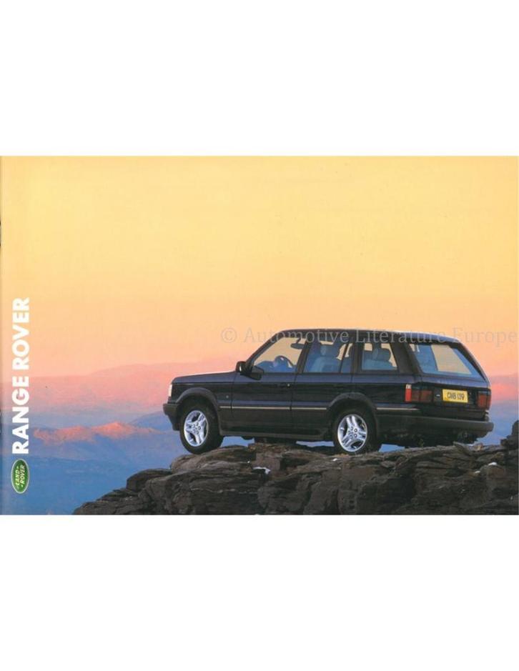 2000 RANGE ROVER BROCHURE ENGELS, Boeken, Auto's | Folders en Tijdschriften, Ophalen of Verzenden