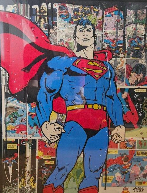Tiziano Gagliardo (XX) - Superman, Antiek en Kunst, Kunst | Schilderijen | Modern