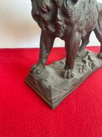sculptuur, Grande leone ruggente - 31 cm - Zinklegering, Antiek en Kunst