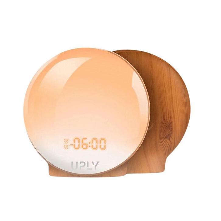 2dekans | UPLY Wake Up Light - Smart Clock Met USB, Huis en Inrichting, Lampen | Overige, Ophalen of Verzenden