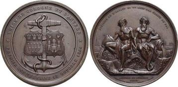 Bronze-medaille 1844 Koeln-freie Reichsstadt, Verzenden