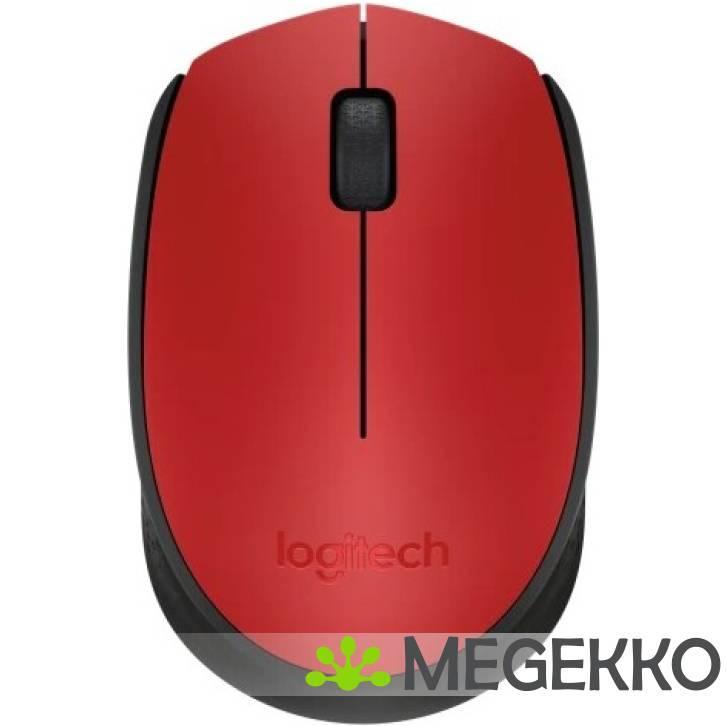 Logitech M171 Rood Draadloze Muis, Computers en Software, Overige Computers en Software, Nieuw, Verzenden