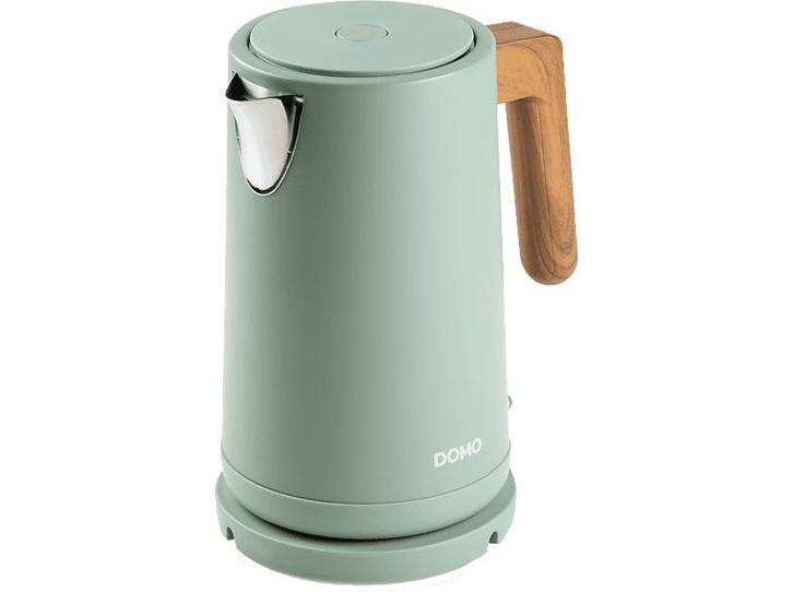 Domo -  Waterkoker Wood You 1.7 L  - Groen, Elektronische apparatuur, Waterkokers, Nieuw, Draadloos, 1 tot 2 liter, Verzenden