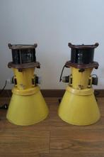 Original runway lighting from a military field airport -