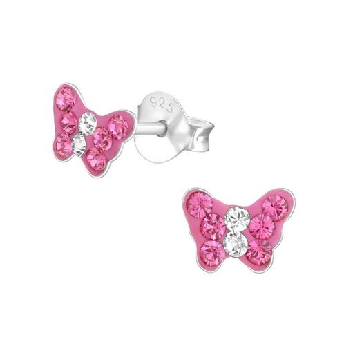 Fako Bijoux® - Kinderoorbellen - 925 Zilver - Vlinder -, Bijoux, Sacs & Beauté, Boucles d'oreilles, Envoi