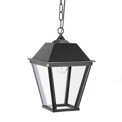 Buitenverlichting plafond & veranda Delft Hanglamp Zwart Lar, Tuin en Terras, Buitenverlichting, Verzenden