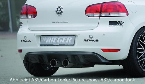 Rieger diffuser | VW Golf 6 VI 2008-2012 | ABS | dubbel, Auto diversen, Tuning en Styling, Ophalen of Verzenden