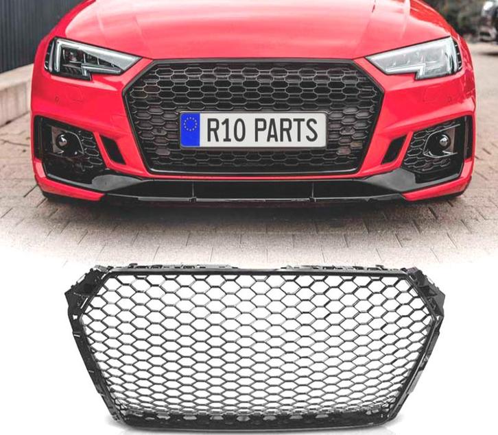CALANDRE AUDI A4 B9 15-19 LOOK RS NOIR BRILLANT, Autos : Pièces & Accessoires, Carrosserie & Tôlerie, Envoi