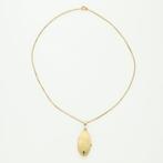 Ketting met hanger - 14 karaat Geel goud - Medaillon